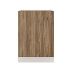 Modernform Cabinet Walnut 24" W X 34 1/2" H X 24" D Full Height Single Door Base Cabinet