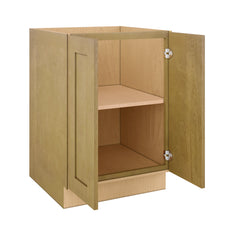 Modernform Cabinet Natural Shaker 24" W X 34 1/2" H X 24" D Full Height Double Door Base Cabinet