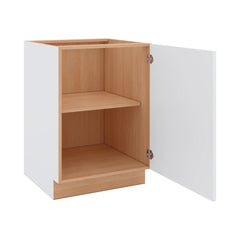Modernform Cabinet Matte White 24" W X 34 1/2" H X 24" D Full Height Single Door Base Cabinet