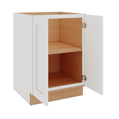 Modernform Cabinet White Shaker 24" W X 34 1/2" H X 24" D Full Height Double Door Base Cabinet