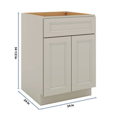 J&K Pebble B6 Double Door Standard Base Cab - 24" W