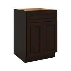 J&K Espresso K8 Double Door Standard Base Cab - 24" W