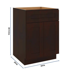 J&K Java Coffee S1 Double Door Standard Base Cab - 24" W