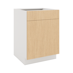 Modernform Cabinet Natural Oak 24" W X 34 1/2" H X 24" D Single Door Base Cabinet