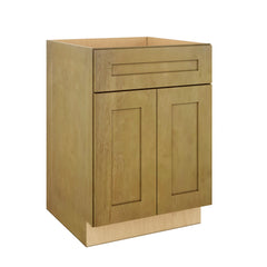 Modernform Cabinet Natural Shaker 24" W X 34 1/2" H X 24" D Double Door Base Cabinet