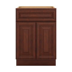 J&K Mahogany J5 Double Door Standard Base Cab - 24" W