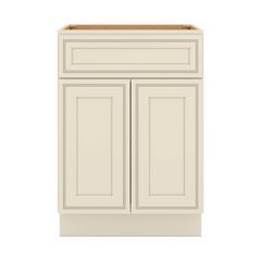 J&K Pearl Glazed H9 Double Door Standard Base Cab - 24" W