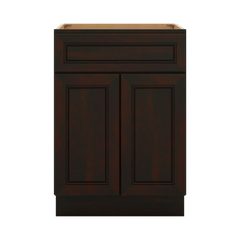 J&K Espresso K8 Double Door Standard Base Cab - 24" W