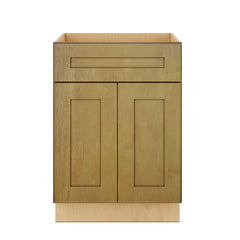 Modernform Cabinet Natural Shaker 24" W X 34 1/2" H X 24" D Double Door Base Cabinet