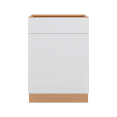 Modernform Cabinet Matte White 24" W X 34 1/2" H X 24" D Single Door Base Cabinet