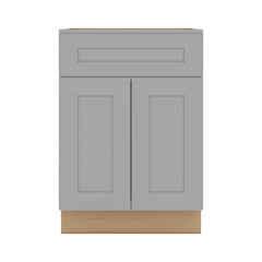 J&K Castle Grey S5 Double Door Standard Base Cab - 24" W