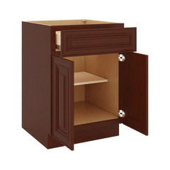 J&K Mahogany J5 Double Door Standard Base Cab - 24" W
