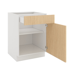 Modernform Cabinet Natural Oak 24" W X 34 1/2" H X 24" D Single Door Base Cabinet