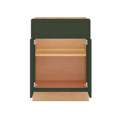 Modernform Cabinet Slim Sage Green 24" W X 34 1/2" H X 24" D Double Door Base Cabinet