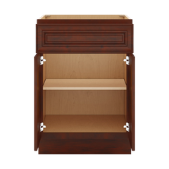 J&K Mahogany J5 Double Door Standard Base Cab - 24" W
