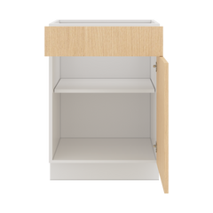 Modernform Cabinet Natural Oak 24" W X 34 1/2" H X 24" D Single Door Base Cabinet