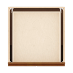 J&K Mocha Glazed K10 Double Door Standard Base Cab - 24" W