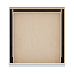 J&K White Shaker S8 Double Door Standard Base Cab - 24" W