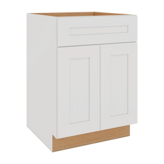 Modernform Cabinet White Shaker 24" W X 34 1/2" H X 24" D Double Door Base Cabinet
