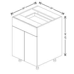 Fabuwood Illume Catalina Como Ash 2 24"W Double Door