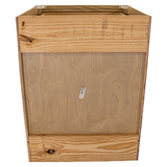 Kitchen Base Cabinet | Unfinished Poplar | Shaker Style | 27"
