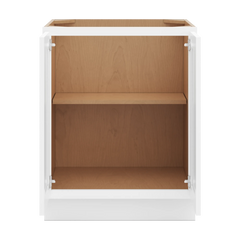 CNC Luxor 5-Piece White 27" W Full Height Double Door Base Cabinet