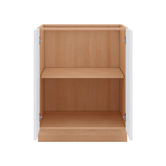 Modernform Cabinet Matte White 27" W X 34 1/2" H X 24" D Full Height Double Door Base Cabinet