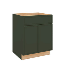 Modernform Cabinet Slim Sage Green 27" W X 34 1/2" H X 24" D Double Door Base Cabinet