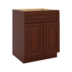 J&K Mahogany J5 Double Door Standard Base Cabinet - 27" W