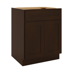 CNC Luxor Espresso 27" W 1 Drawer Double Door Base Cabinet