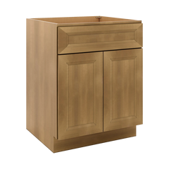J&K Butterscotch B8 Double Door Standard Base Cabinet - 27" W