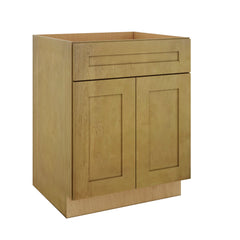 Modernform Cabinet Natural Shaker 27" W X 34 1/2" H X 24" D Double Door Base Cabinet