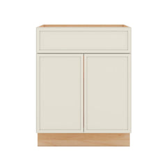Modernform Cabinet Slim Dove White 27" W X 34 1/2" H X 24" D Double Door Base Cabinet