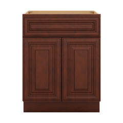 J&K Mahogany J5 Double Door Standard Base Cabinet - 27" W