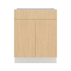 Modernform Cabinet Natural Oak 27" W X 34 1/2" H X 24" D Double Door Base Cabinet