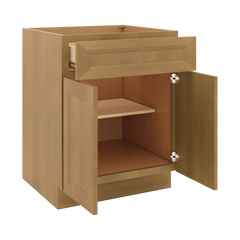 J&K Butterscotch B8 Double Door Standard Base Cabinet - 27" W