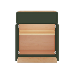 Modernform Cabinet Slim Sage Green 27" W X 34 1/2" H X 24" D Double Door Base Cabinet