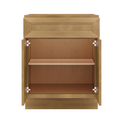 J&K Butterscotch B8 Double Door Standard Base Cabinet - 27" W