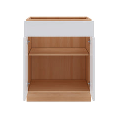 Modernform Cabinet Gloss White 27" W X 34 1/2" H X 24" D Double Door Base Cabinet