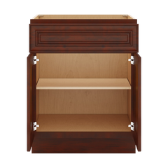 J&K Mahogany J5 Double Door Standard Base Cabinet - 27" W