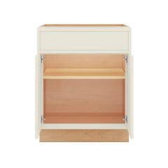 Modernform Cabinet Slim Dove White 27" W X 34 1/2" H X 24" D Double Door Base Cabinet