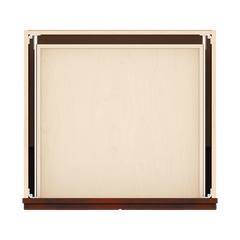 J&K Mahogany J5 Double Door Standard Base Cabinet - 27" W