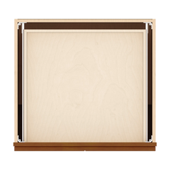 J&K Mocha Glazed K10 Double Door Standard Base Cabinet - 27" W