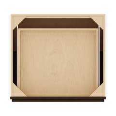 CNC Luxor Espresso 27" W 1 Drawer Double Door Base Cabinet
