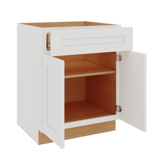 Modernform Cabinet White Shaker 27" W X 34 1/2" H X 24" D Double Door Base Cabinet