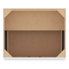 CNC Luxor 5-Piece White 30" W Full Height Double Door Base Cabinet W/ 1 Pullout Shelf