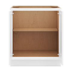 CNC Luxor 5-Piece White 30" W Full Height Double Door Base Cabinet