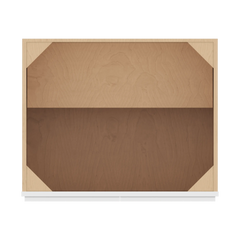 CNC Luxor 5-Piece White 30" W Full Height Double Door Base Cabinet