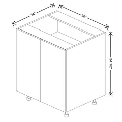Fabuwood Illume Catalina Como Ash 2 30"W Double Door