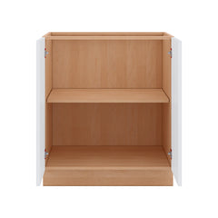 Modernform Cabinet Matte White 30" W X 34 1/2" H X 24" D Full Height Double Door Base Cabinet